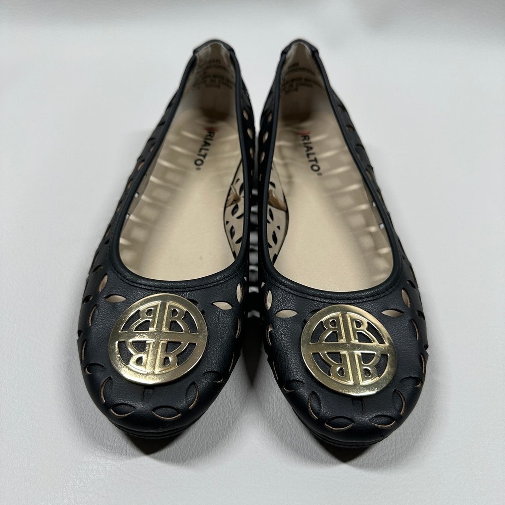 Rialto | Black Comfort Shoes for Women, Size 7.5 M